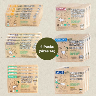 Organic Bamboo Nappies Bundle