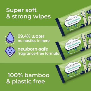 Bamboo Wipes 12 Pack