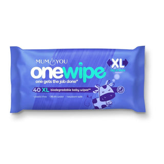 Onewipe Extra large big & thick biodegradable wipes 10 Pack