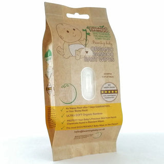 Beaming Baby Organic Bamboo Biodegradable Baby Wipes