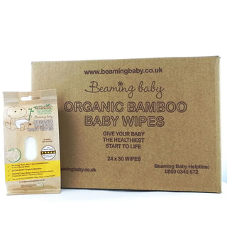 Beaming Baby Organic Bamboo Biodegradable Baby Wipes