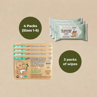 Bamboo Nappy and Wipes Bundle