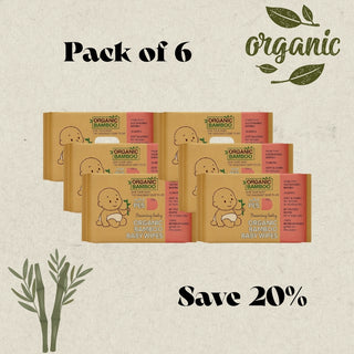 Biodegradable Organic Bamboo Wipes