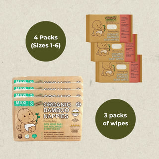 Bamboo Nappy and Wipes Bundle
