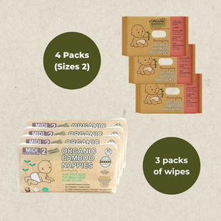 Bamboo Nappy and Wipes Bundle