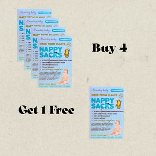 60 Pack of Biodegradable Nappy Sacks