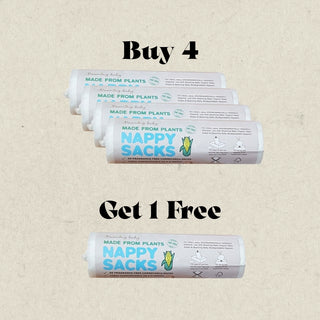 30 Pack of Cornstarch Nappy Sacks