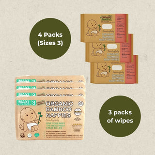 Bamboo Nappy and Wipes Bundle