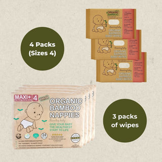 Bamboo Nappy and Wipes Bundle