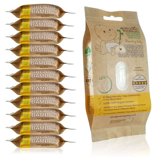 Beaming Baby Organic Bamboo Biodegradable Baby Wipes