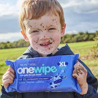 Onewipe Extra large big & thick biodegradable wipes 10 Pack