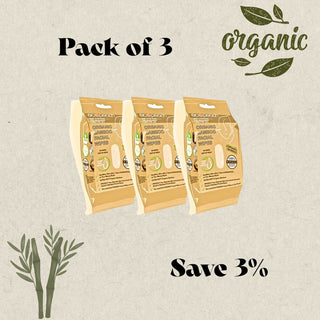 Ecopeach Organic Bamboo Facial Cleansing Wipes