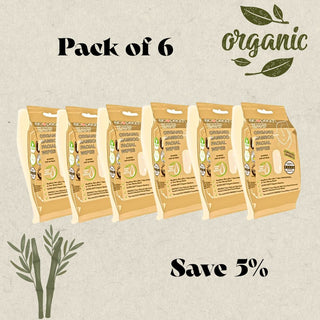 Ecopeach Organic Bamboo Facial Cleansing Wipes