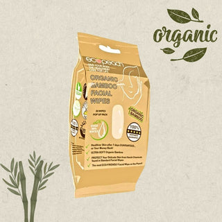 Ecopeach Organic Bamboo Facial Cleansing Wipes