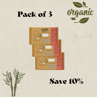 Biodegradable Organic Bamboo Wipes