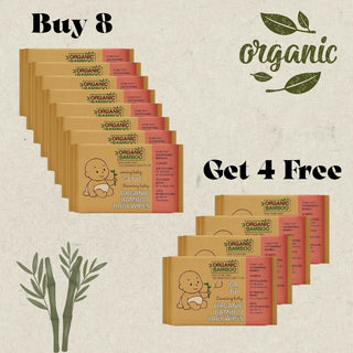 Biodegradable Organic Bamboo Wipes
